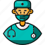 avatar, doctor, frontliner, medical staff, surgeon 