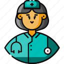 avatar, female, frontliner, medical staff, nurse