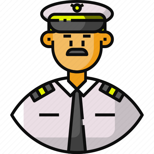 Avatar, captain, commercial pilot, frontliner, pilot icon - Download on Iconfinder