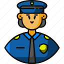avatar, frontliner, police, policeman, woman