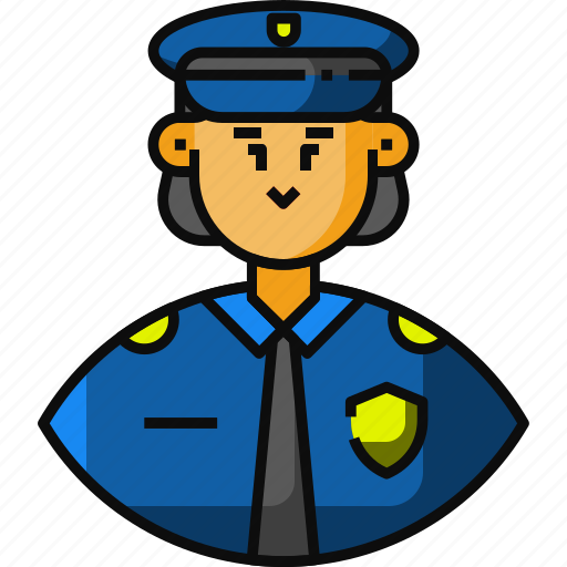 Avatar, frontliner, police, policeman, woman icon - Download on Iconfinder