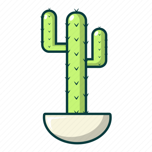 Cactus, cartoon, cereus, floral, flower, hand, jamacaru icon - Download on Iconfinder