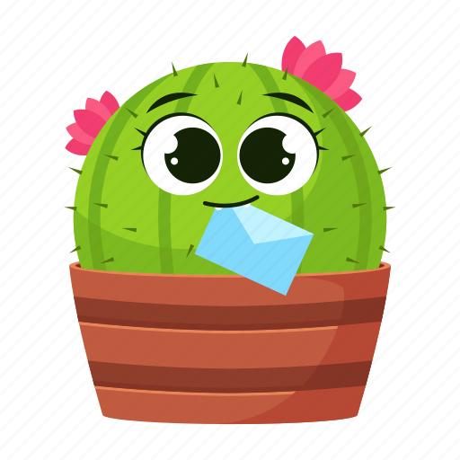 Cactus, mail, plant, nature, message, letter, chat icon - Download on Iconfinder