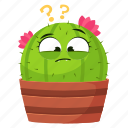 cactus, wtf, what, question, why, support, plant, nature