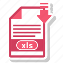 document, file, file format, xls