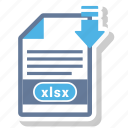 document, file, file format, xlsx