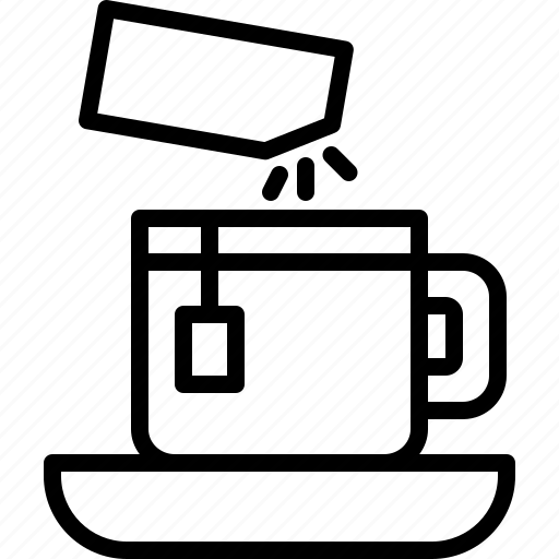 Cafe, food, glass, restaurant, sugar, tea, tea with sugar icon - Download on Iconfinder