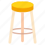 bar, chair, furniture, interior, stool 
