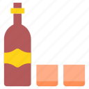 alcohol, bottle, drink, glass