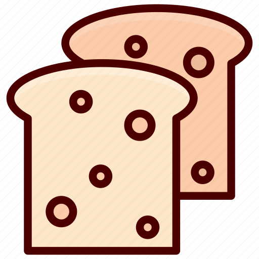 Bakery, bread, breakfast, food, loaf, slice icon - Download on Iconfinder