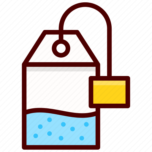 Cafe, cup, hot, tea bag icon - Download on Iconfinder