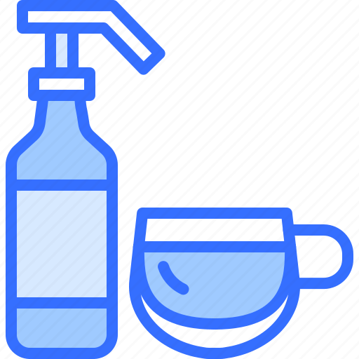 Coffee, syrup, bottle, cup, cafe, drink, shop icon - Download on Iconfinder