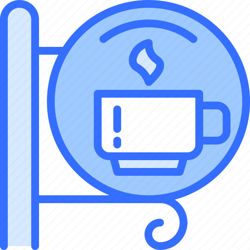 Signboard, cup, cafe, drink, coffee, shop icon - Download on Iconfinder