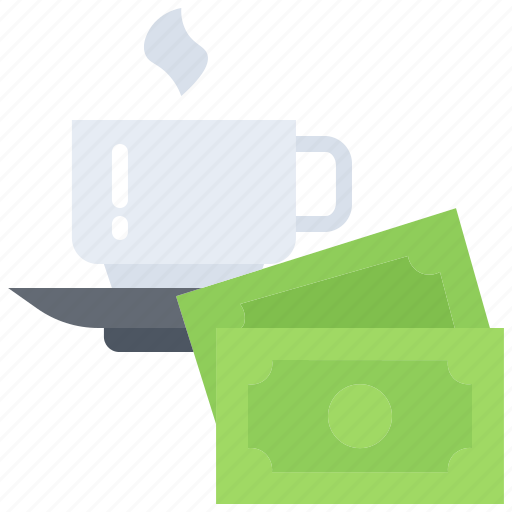 Cup, money, banknote, cafe, drink, coffee, shop icon - Download on Iconfinder