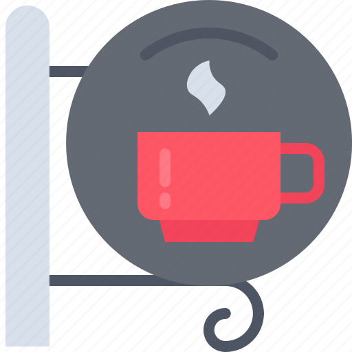 Signboard, cup, cafe, drink, coffee, shop icon - Download on Iconfinder