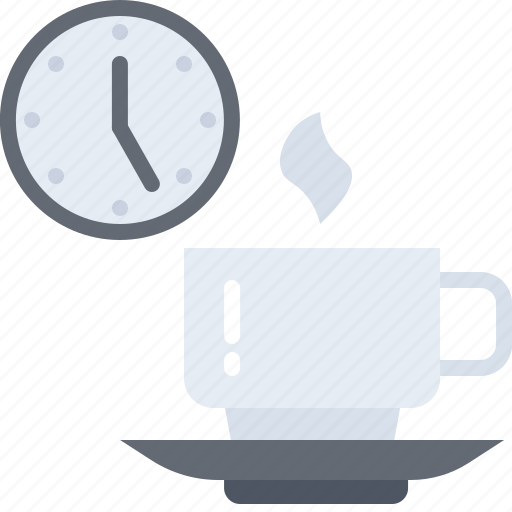 Time, clock, cup, cafe, drink, coffee, shop icon - Download on Iconfinder