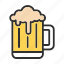 beer, beverage, mug, glass, wine, drink, bar 