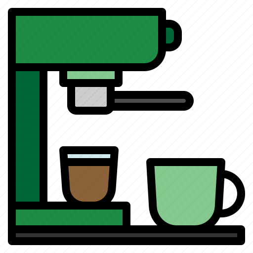 Coffee, cup, cafe, espresso, machine, roasted, brew icon - Download on Iconfinder