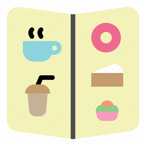Menu, coffee, donut, cake, iced, dessert icon - Download on Iconfinder