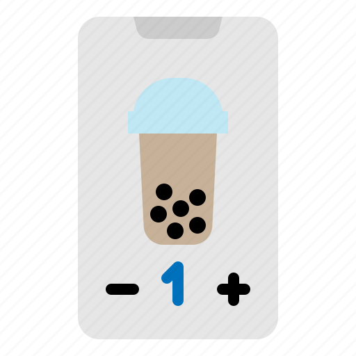 Online, delivery, boba, shopping, covid, mobile, phone icon - Download on Iconfinder