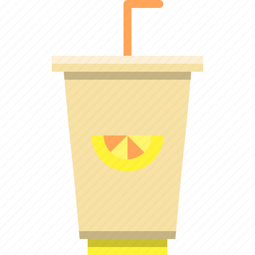Beverage, cafe, cup, drink, fresh, lemon, plastic icon - Download on Iconfinder