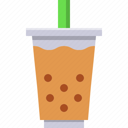 Beverage, boba tea, bubble, drink, iced, milk tea icon - Download on Iconfinder