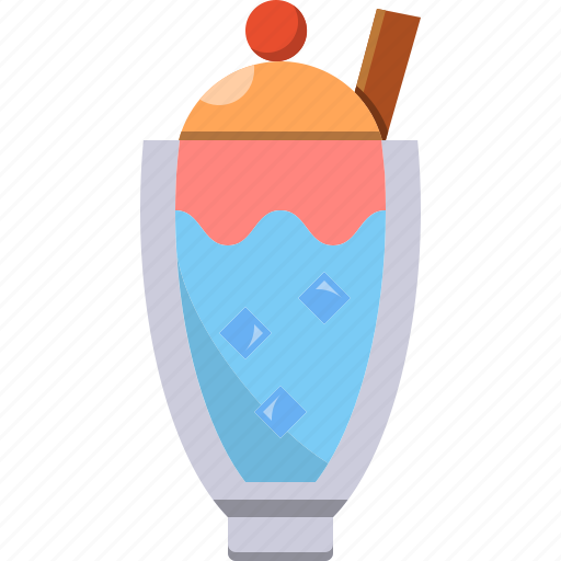 Beverage, drink, glass, iced, soda, sweet icon - Download on Iconfinder