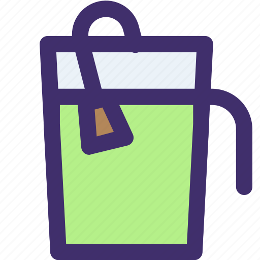 Drink, glass, hot, magnifying, mug, tea icon - Download on Iconfinder