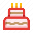 dessert, cake, pie, candles, wedding, birthday, celebration