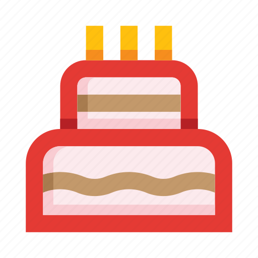 Dessert, cake, pie, candles, wedding, birthday, celebration icon - Download on Iconfinder