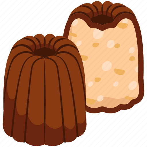 Canele, chocolate, dessert, sweet, food, sweet food, cake icon - Download on Iconfinder