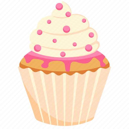 Cupcake, cake, cream, dessert, food, sweet, sweet food icon - Download on Iconfinder