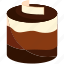 mousse, chocolate, sweet, food, dessert, cake, sweet food, illustration 