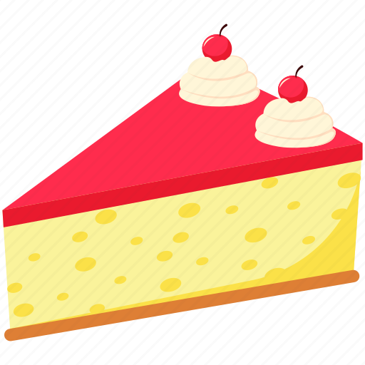 Sponge, cream, cherry, food, dessert, sweet, cake icon - Download on Iconfinder