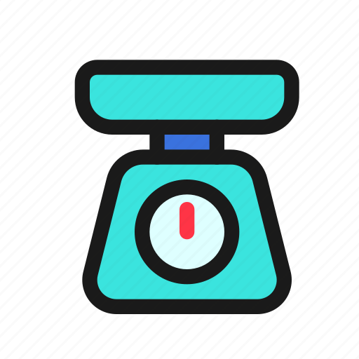 Kitchen, scale, weigh, balance, bakery, baking, food icon - Download on Iconfinder