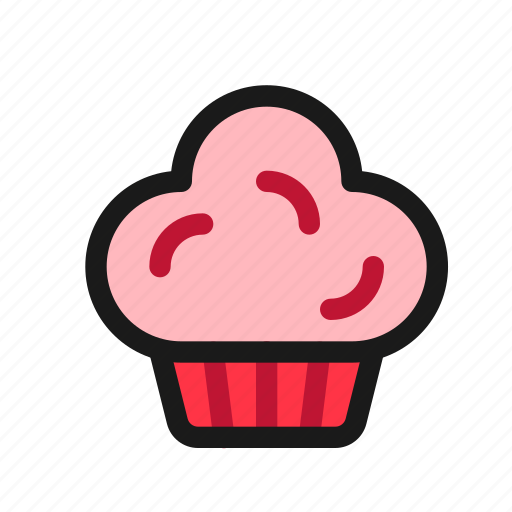 Muffin, cupcake, bakery, cake, dessert, sweets, food icon - Download on Iconfinder