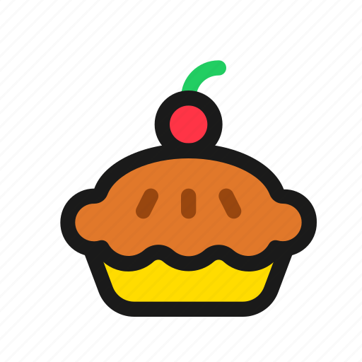 Pie, apple, baking, pastry, food, cream, meat icon - Download on Iconfinder