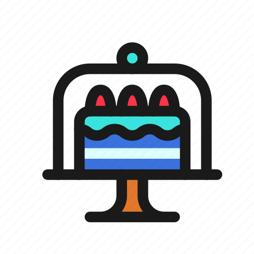 Taart, cake, bakery, baking, dessert, display, food icon - Download on Iconfinder