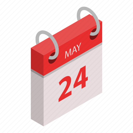 Appointment, calendar, cartoon, holiday, isometric, may, vab51 icon - Download on Iconfinder