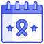awareness, healthcare, cancer, ribbon, medical, schedule, calendar 