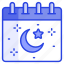 ramadan, calendar, schedule, planner, reminder, moon, star 