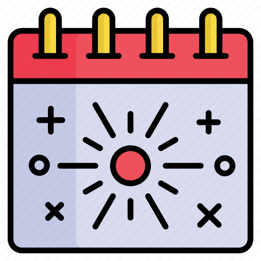 Celebration, fireworks, organization, schedule, calendar, planner, event icon - Download on Iconfinder