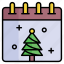 christmas, festival, tree, 25th, december, schedule, calendar 