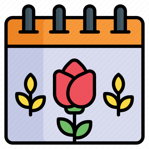 Spring, calendar, reminder, almanac, schedule, yearbook, flower icon - Download on Iconfinder