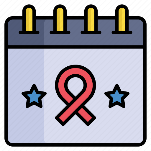 Awareness, healthcare, cancer, ribbon, medical, schedule, calendar icon - Download on Iconfinder