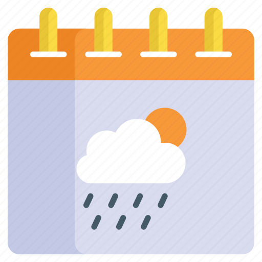 Weather, cloud, sun, rainy, meteorology, schedule, calendar icon - Download on Iconfinder