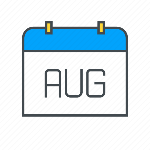 August, business, calendar, schedule, time icon - Download on Iconfinder