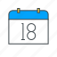calendar, date, month, number, schedule, schedule icon 