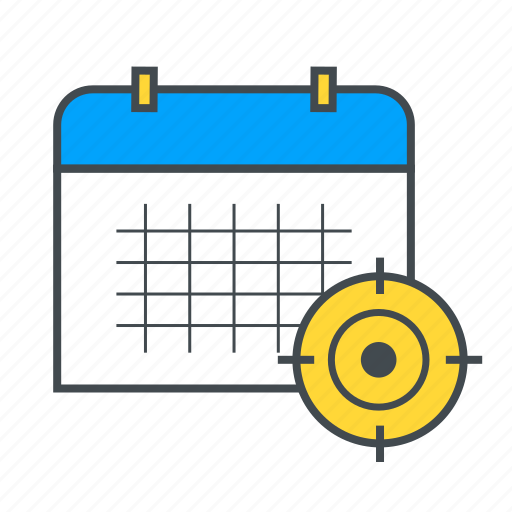 Business, calendar, deadline, schedule, target, time, work icon - Download on Iconfinder