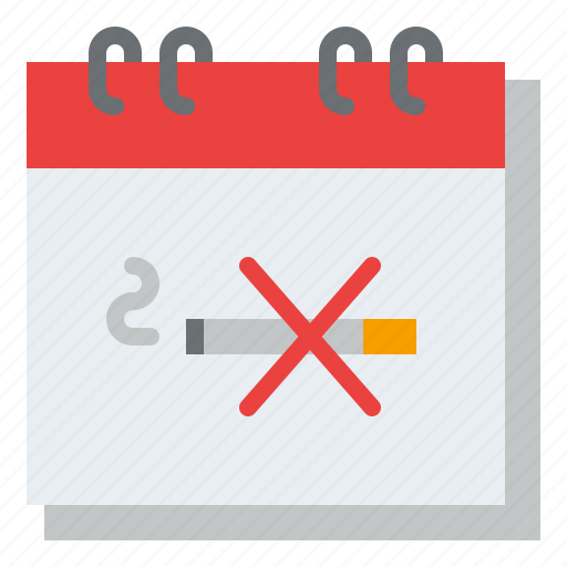 Anti, calendar, day, schedule, tobacco icon - Download on Iconfinder